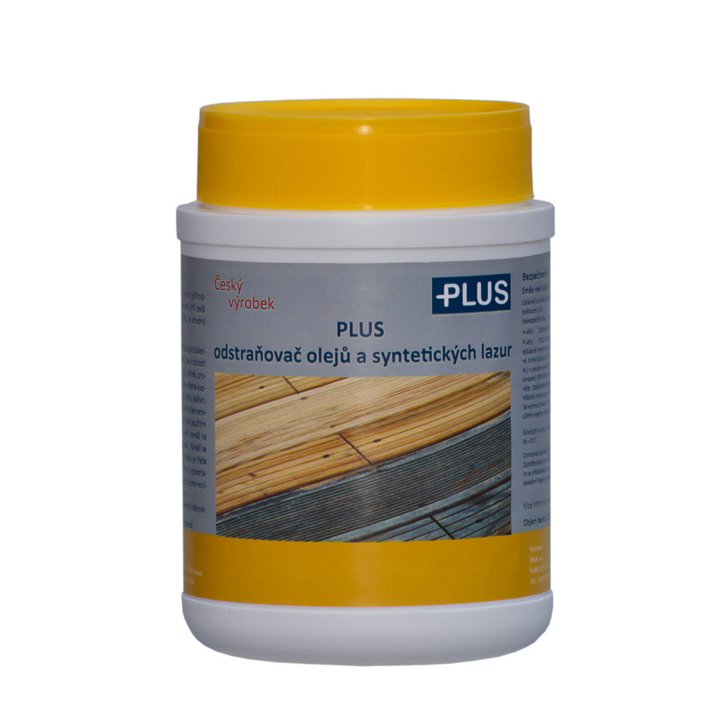 PLUS odstraňovač olejů a syntetických lazur ze dřeva